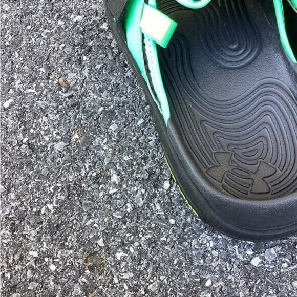 Preppy bStreetwear Coquette Utility Under Armour Slide Sandals men’s 11 - Picture 3 of 7